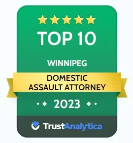 top 10 winnipeg domestic assault attorney badge